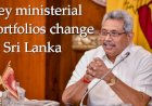 Key ministerial portfolios change in Sri Lanka