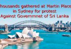Thousands gathered at Martin Place in Sydney for protest