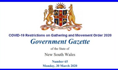$11,000 fine and spend up to six months in prison if anyone in NSW leaves their house without a “Reasonable Excuse”