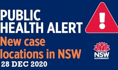 Public health alert – New venues and routes (28 Dec 2020)