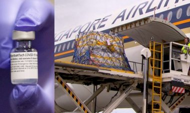 First Pfizer vaccine doses arrive in Australia,  ahead of first jabs next week