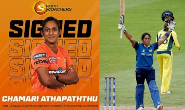 Chamari Athapaththu joins Perth Scorchers for WBBL