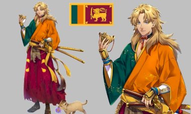 Tokyo Olympics country flags make for impressive anime Samurai Characters