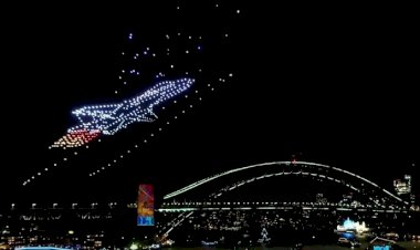 PARAMOUNT+ illuminates Sydney Harbour with epic Drone Light show for VIVID festival