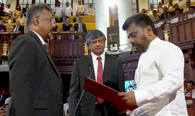 Anura Kumara Dissanayake sworn in as Sri Lanka’s President