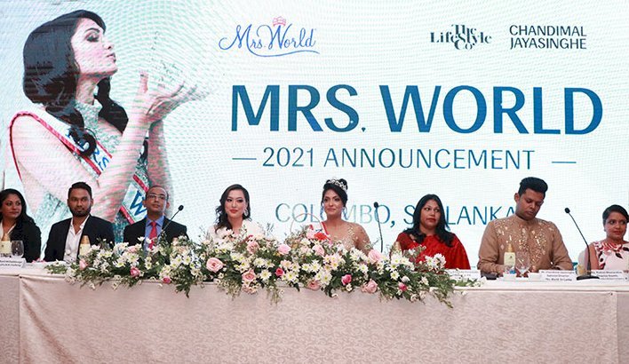 Sri Lanka was announced as the host country for the prestigious 2021 Mrs. World Pageant