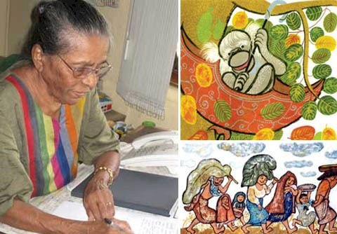 Veteran children's books author & illustrator Sybil Wettasinghe passes away