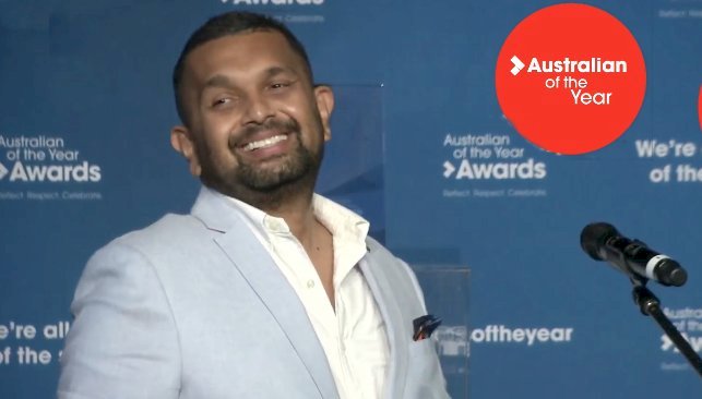 Sri Lankan- born quadriplegic Doctor  Dr. Dinesh Palipana named Queensland  Australian of the Year 2021