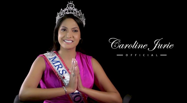 Mrs. World Caroline Jurie Gives Up Crown
