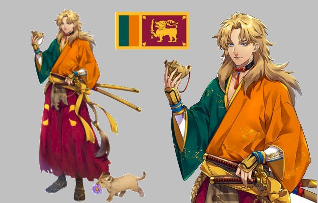 Tokyo Olympics country flags make for impressive anime Samurai Characters