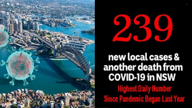 NSW records the highest daily number since pandemic began
