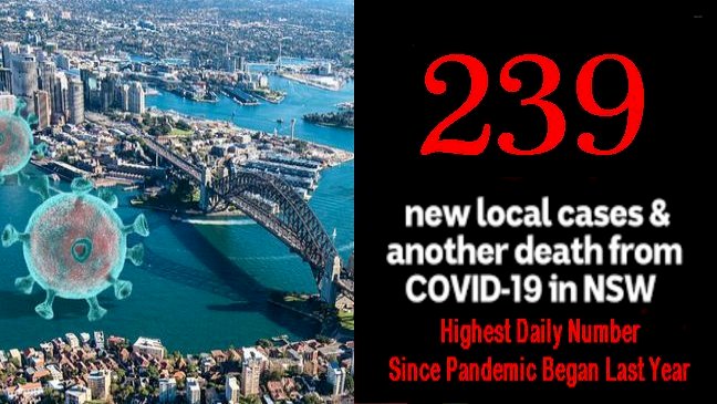 NSW records the highest daily number since pandemic began