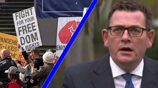 Victoria records 21 new cases as Police arrest dozens of anti-lockdown protesters