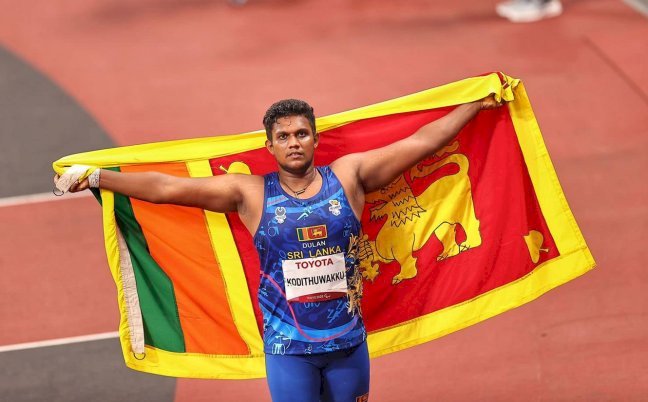 Sri Lanka wins Another medal  at Tokyo Paralympics as Dulan wins bronze