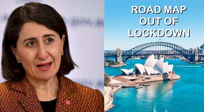 NSW reveals three-stage roadmap out of lockdown amid State records 787 new cases.