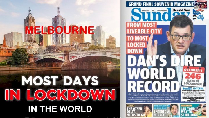 Melbourne: the most locked down city in the world amid daily cases hit record high