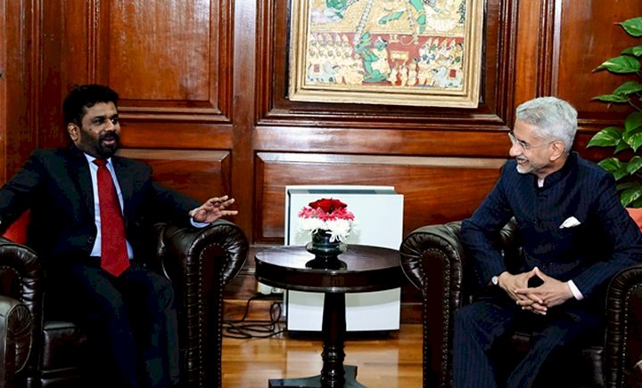 NPP Leader Anura Kumara Dissanayake meets Indian FM in Delhi