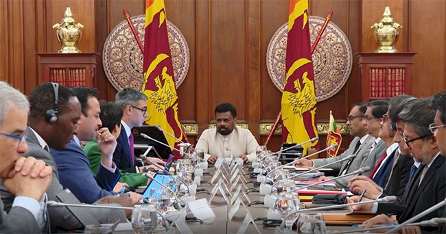 President meets IMF delegation to discuss Sri Lanka’s fifth review